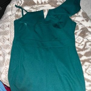 Spaghetti strap and fluffy strap romper